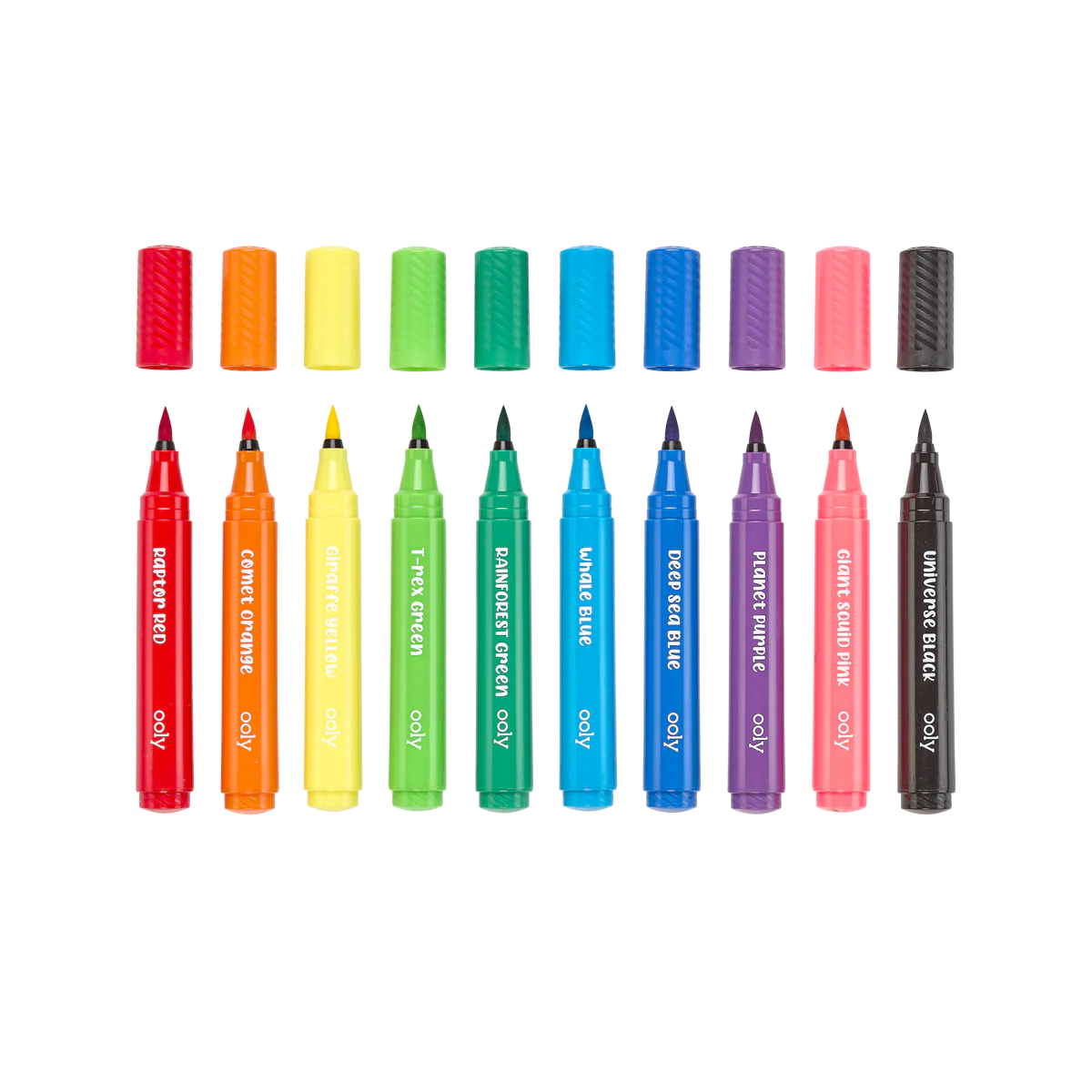 Plumones "Big Bright Brush" 10 pzas