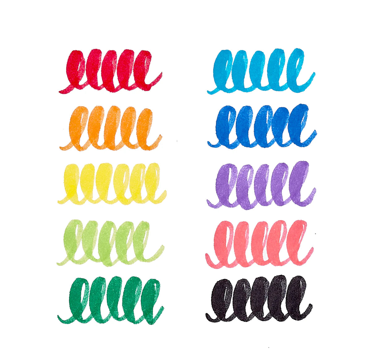 Plumones "Big Bright Brush" 10 pzas