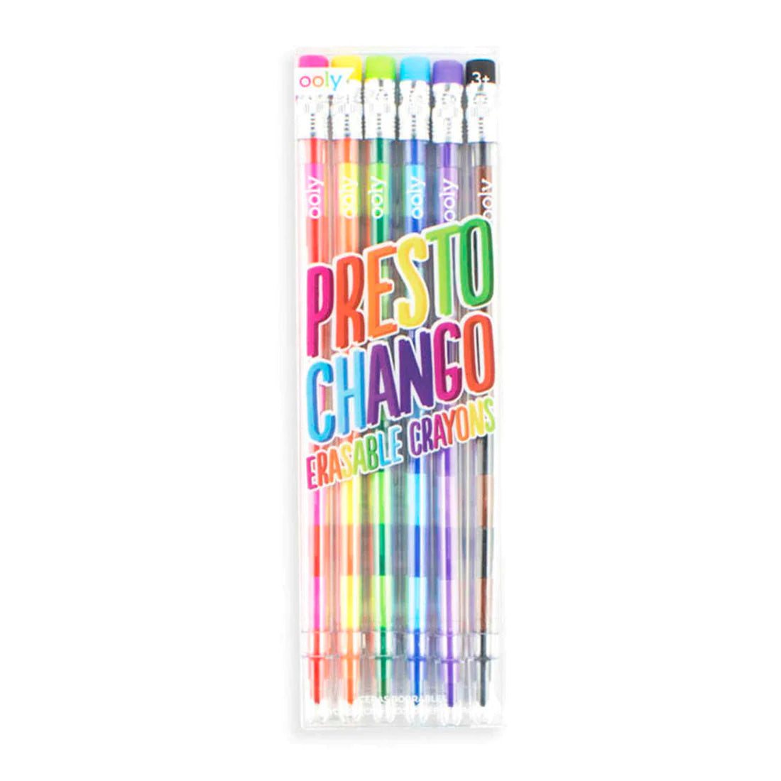 Crayones con piezas intercambiables "Presto Chango" 6 pzas