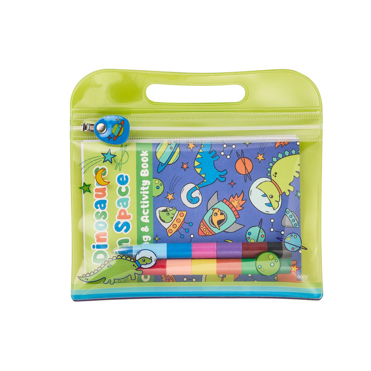 Mini kit de actividades de viaje "Dinosaurs in space"