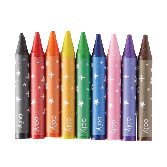 Libro para colorear portátil "Dinoland" con 9 crayones