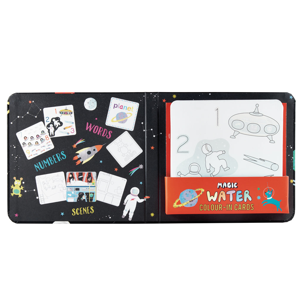 Tarjetas Mágicas Pinta con Agua El Espacio