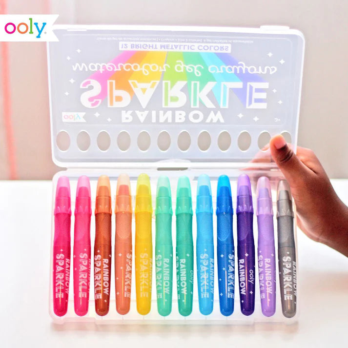 Crayones de gel "Rainbow Sparkle" 12 pzas