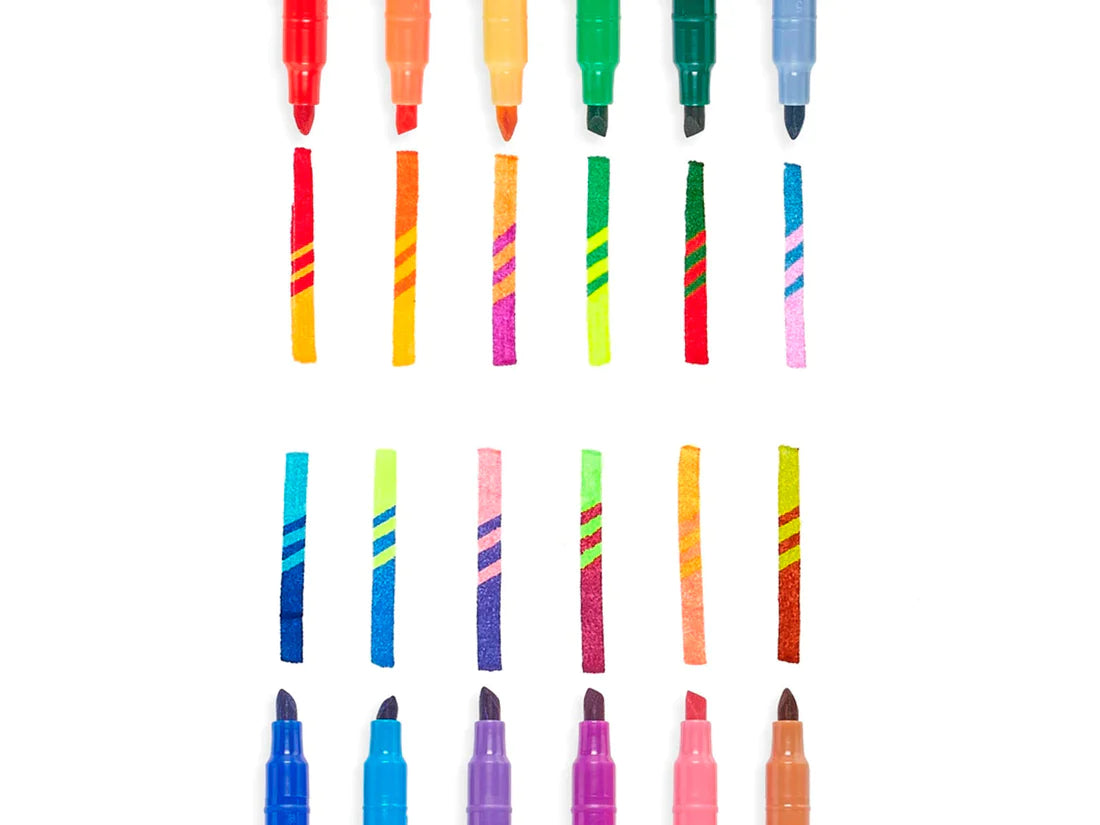 Plumones "Switch-eroo" 12 pzas