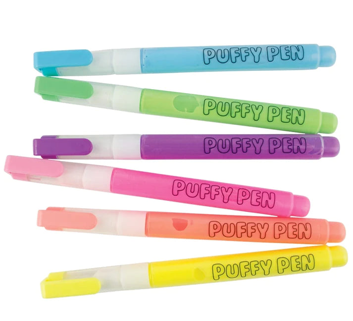 Plumones mágicos "Neon Puffy" 6 pzas