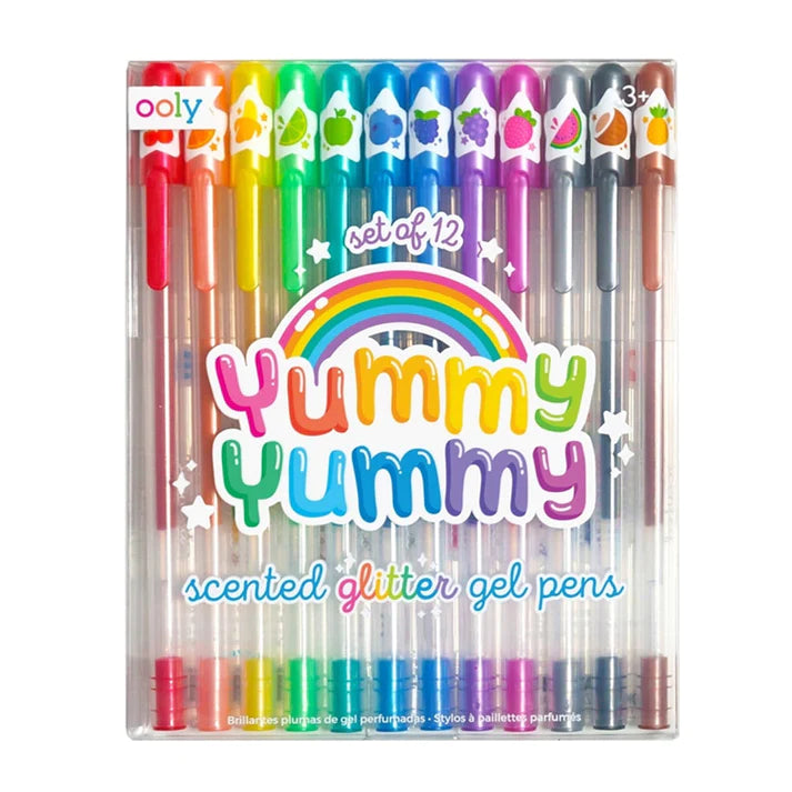 Plumas de Gel "Yummy Yummy" 12 pzas