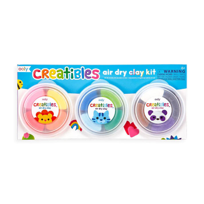 Kit de modelado con arcilla "Creatibles" 3 pzas