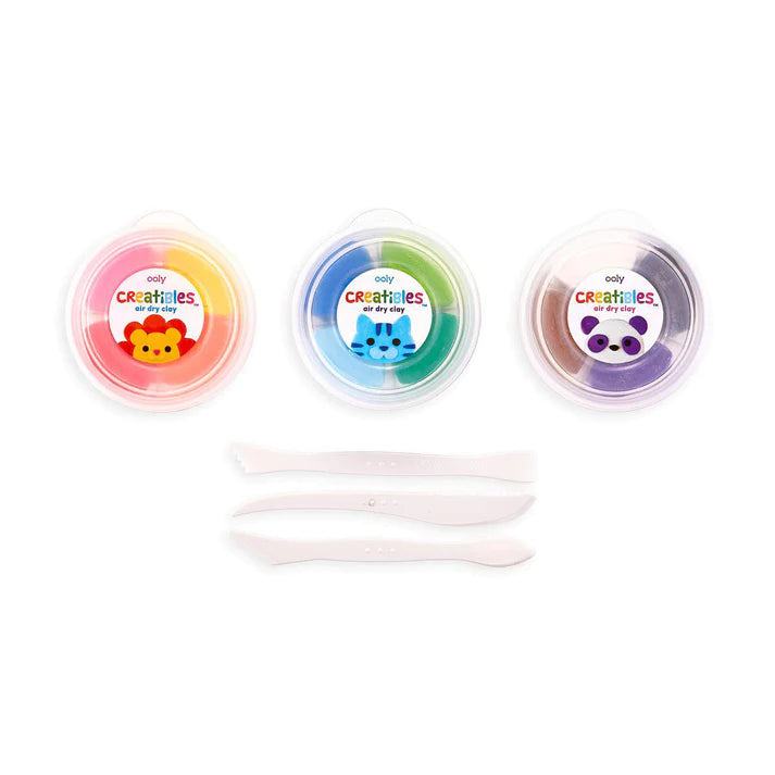 Kit de modelado con arcilla "Creatibles" 3 pzas