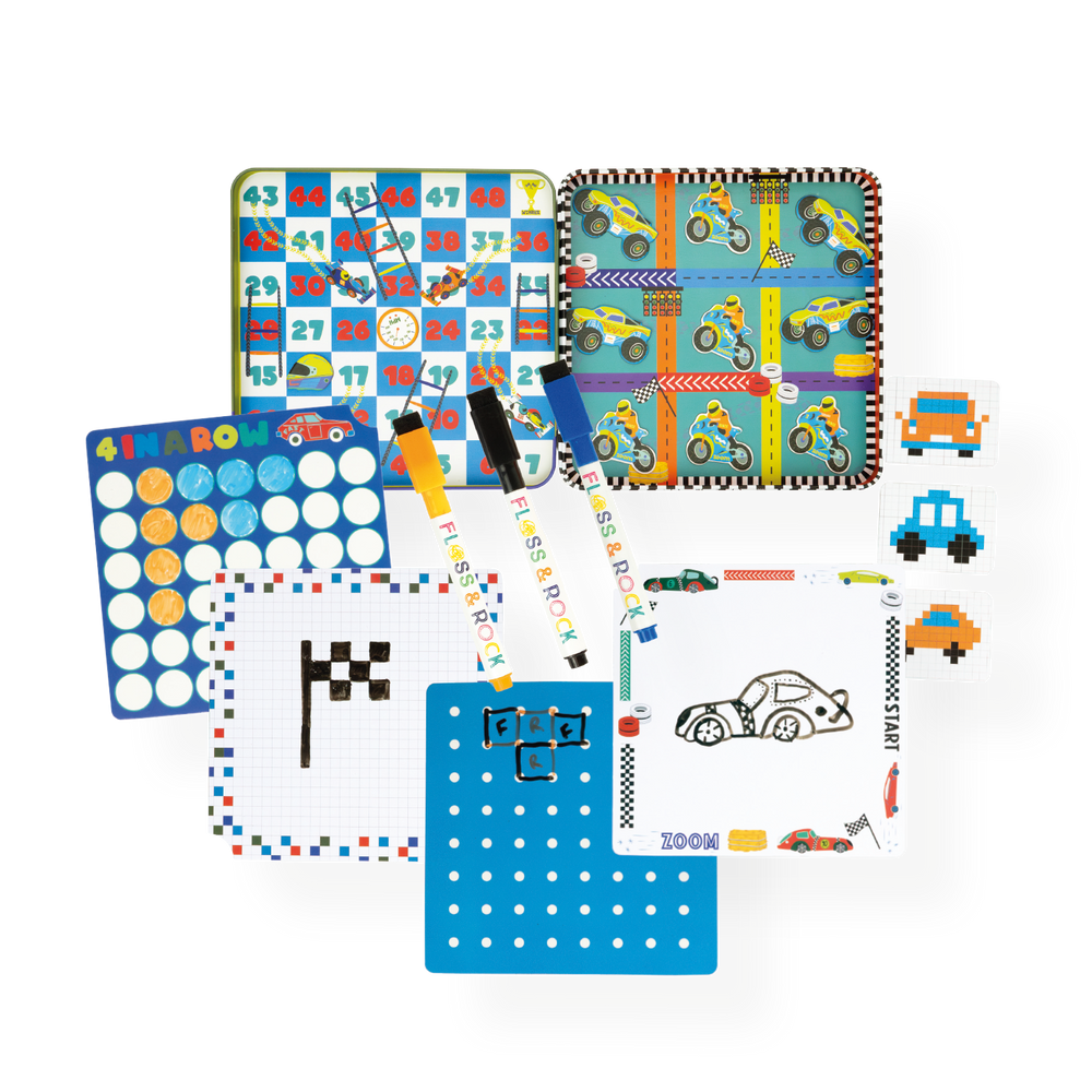 Lata magnética de diversión y juegos