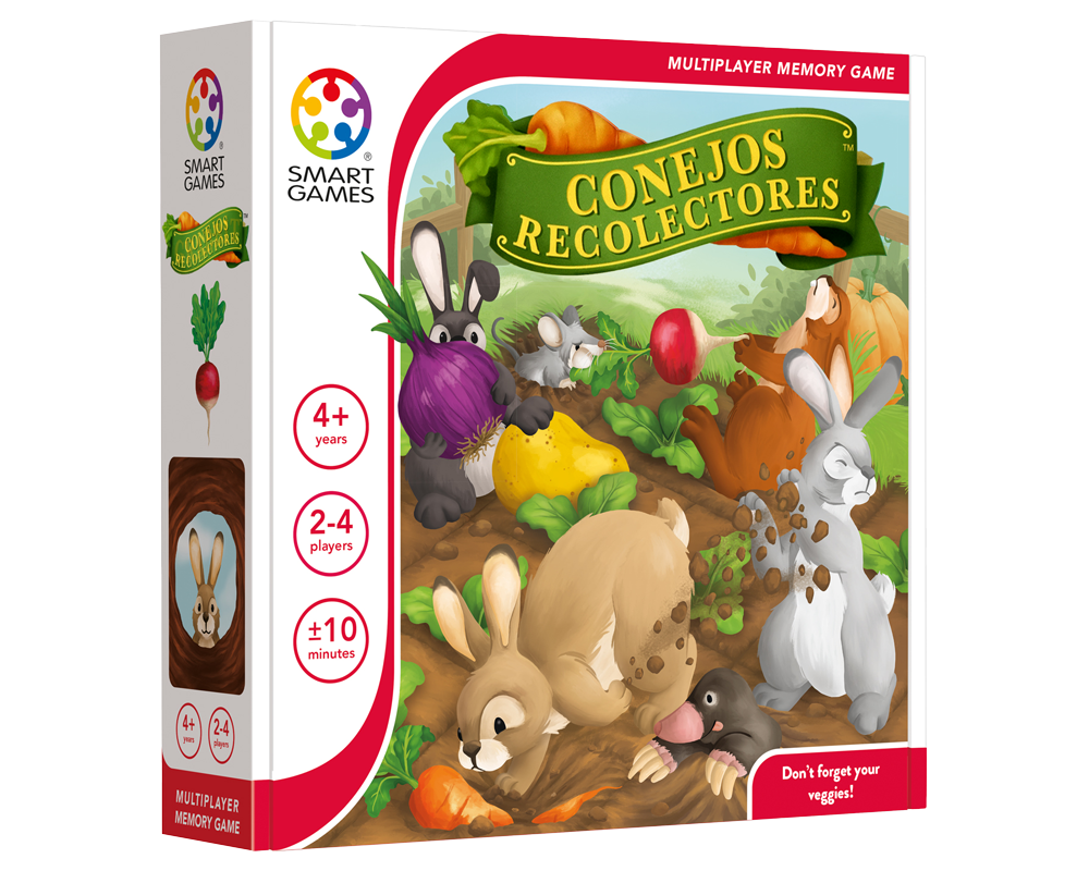 Juego de memoria Conejos Recolectores de Smart Games