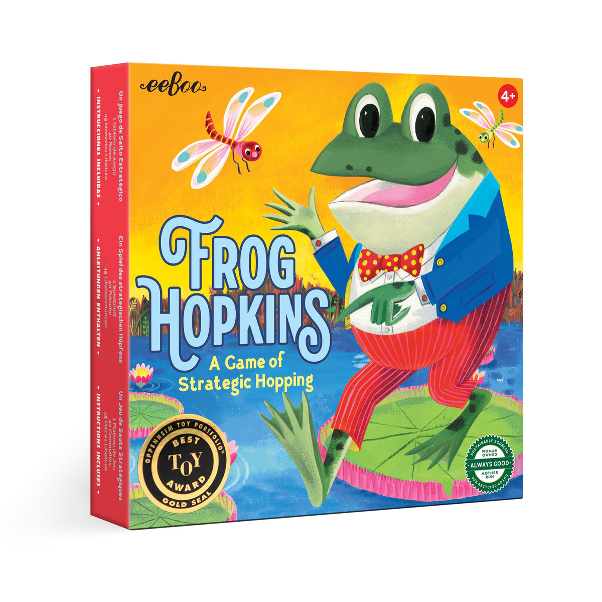 Juego de mesa Frog Hopkins de eeBoo