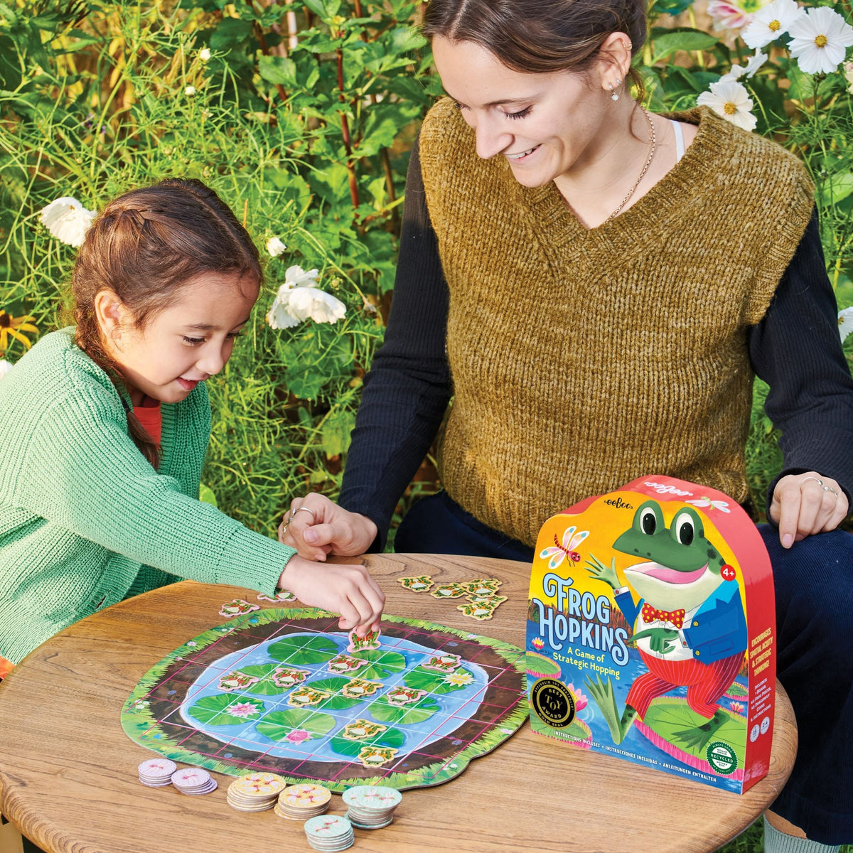 Juego de mesa Frog Hopkins de eeBoo - foto 2