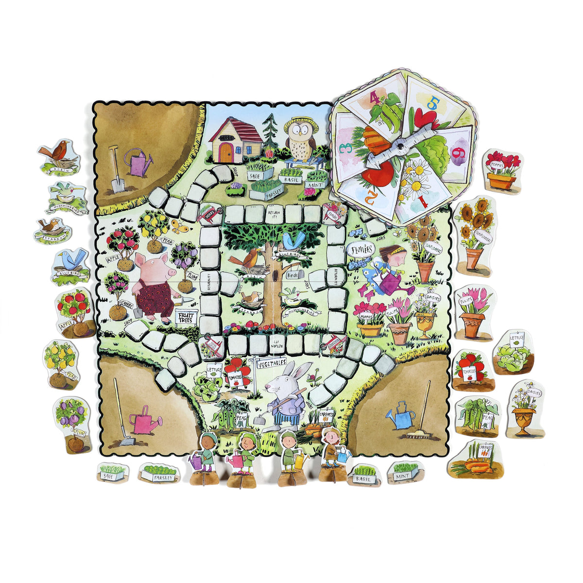 Juego de mesa Gathering a Garden de eeBoo - foto 4