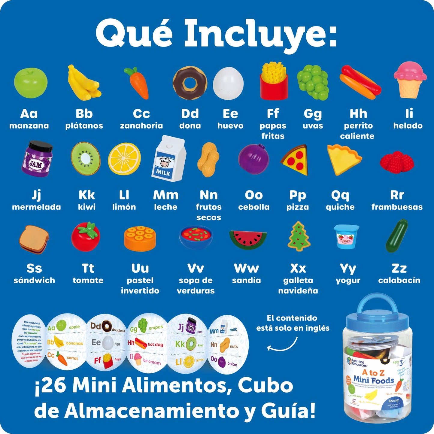 Mini Alimentos Alfabeto