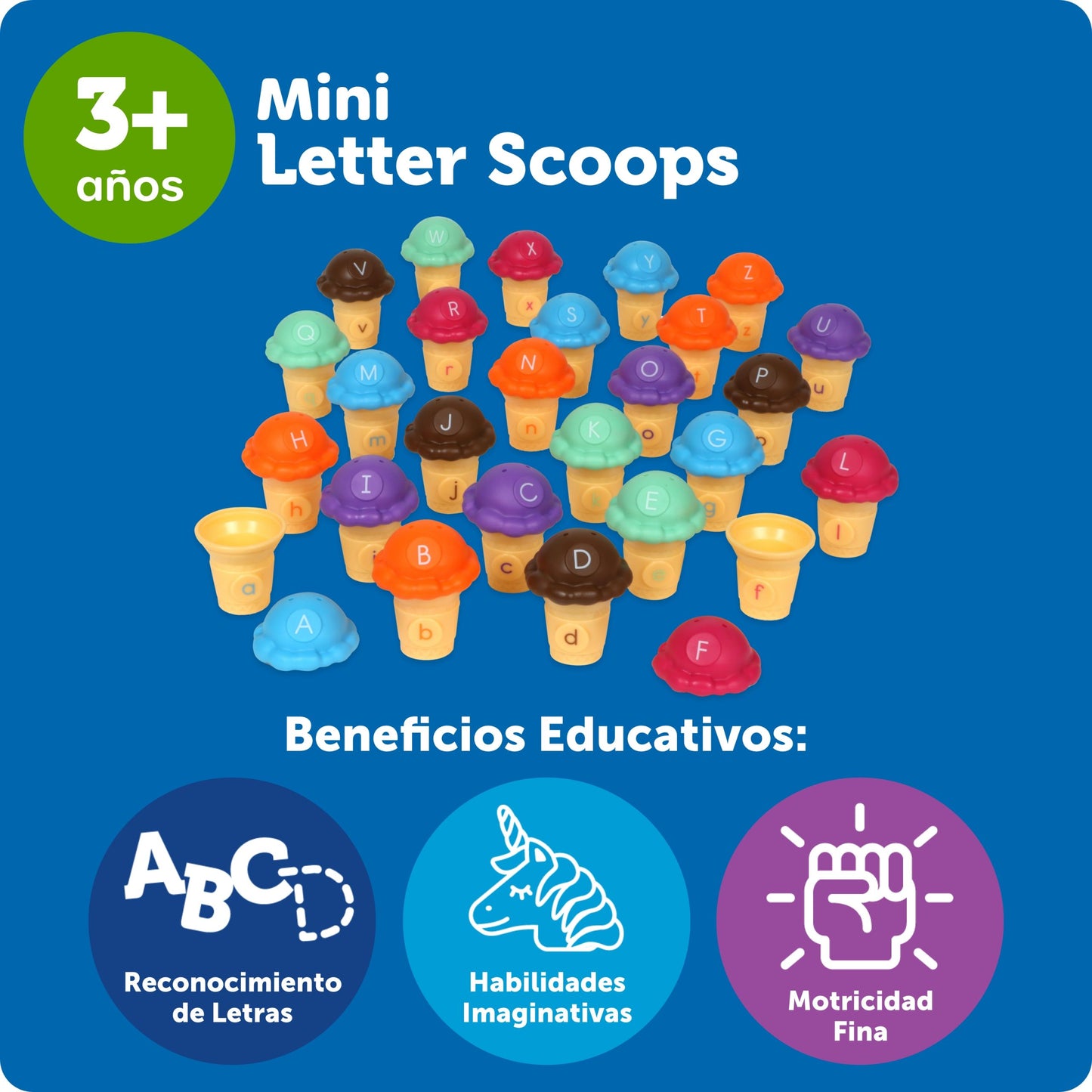 Mini Conos de Letras