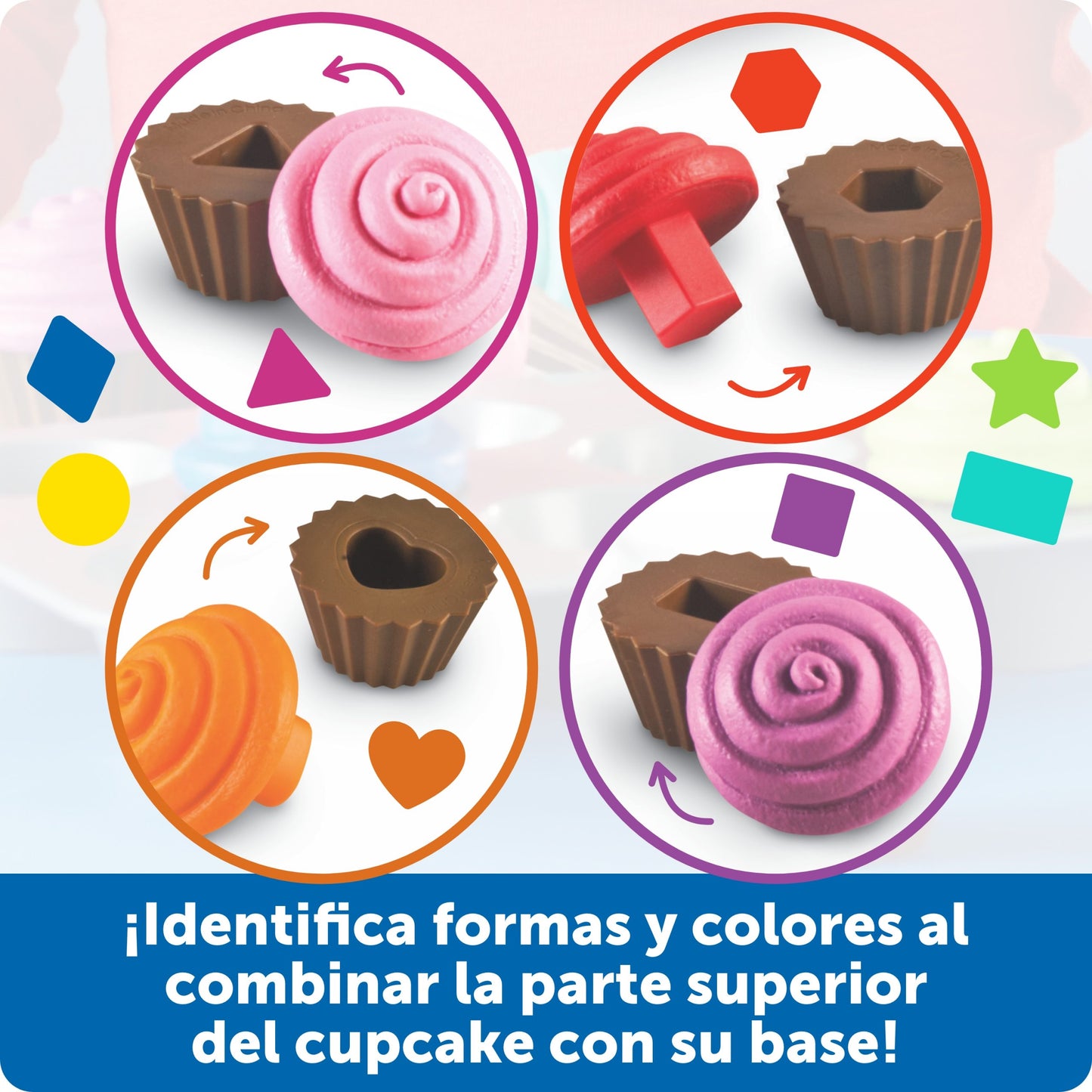 Cupcakes clasificados por formas Smart Snacks®