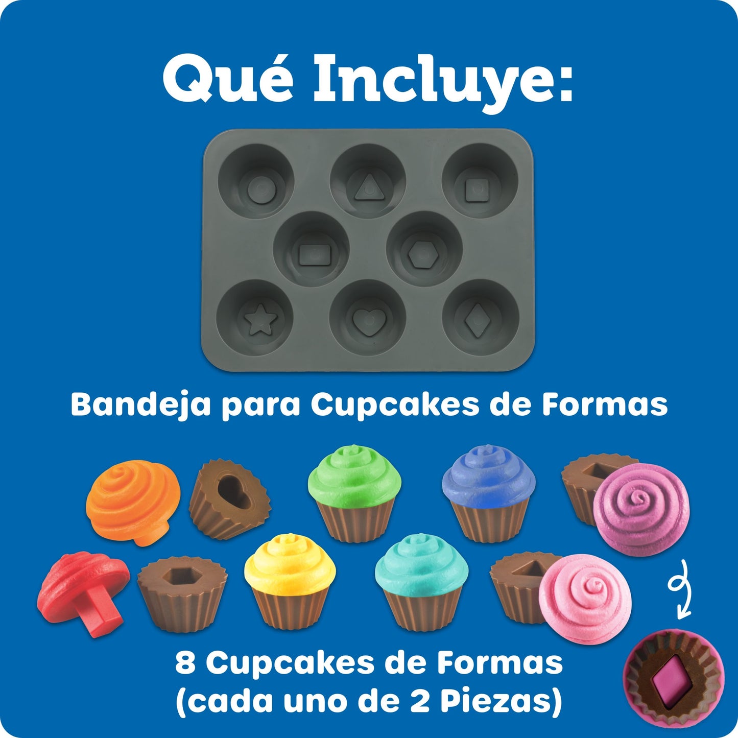 Cupcakes clasificados por formas Smart Snacks®