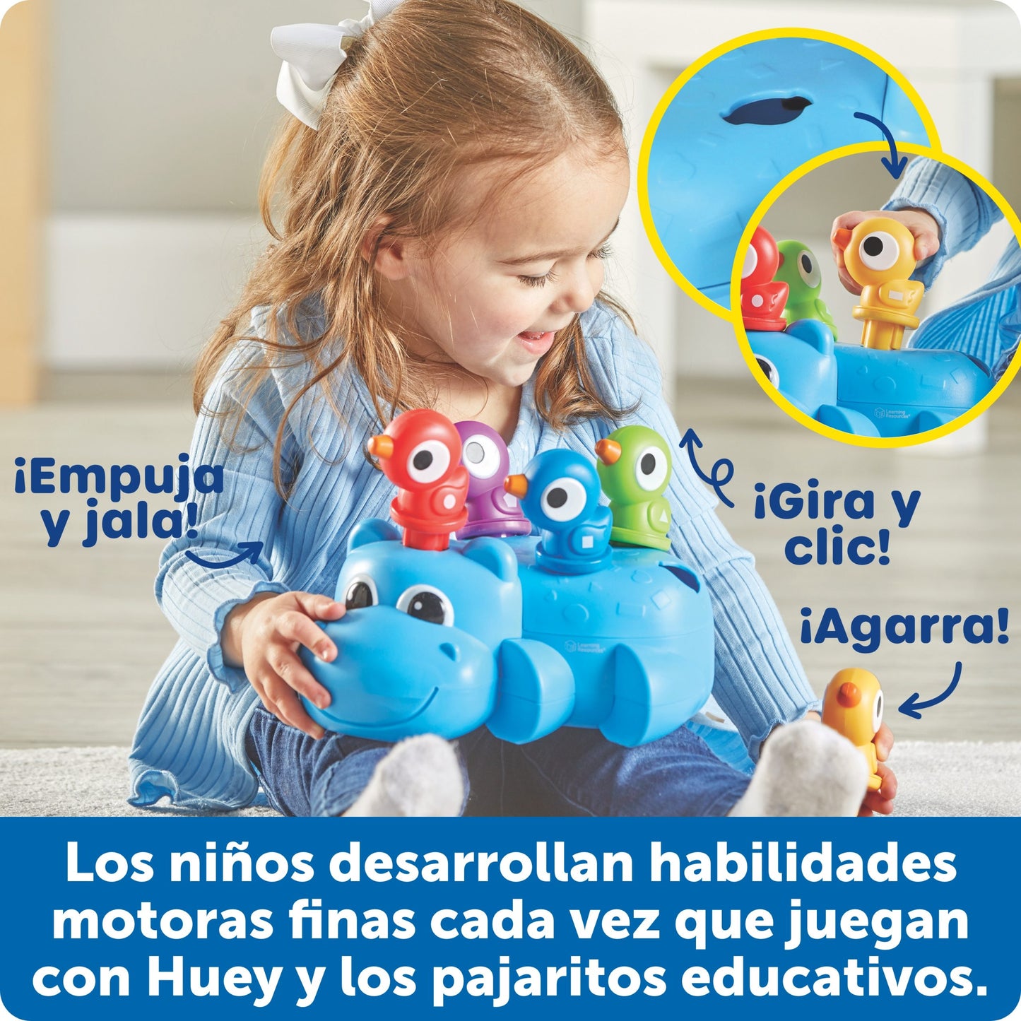 Huey el Hipopótamo Motricidad