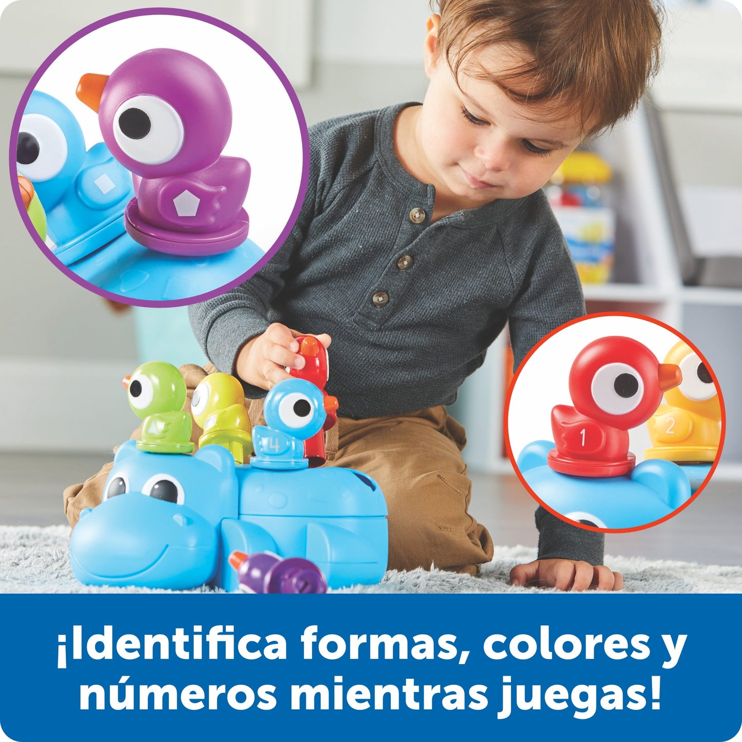 Huey el Hipopótamo Motricidad