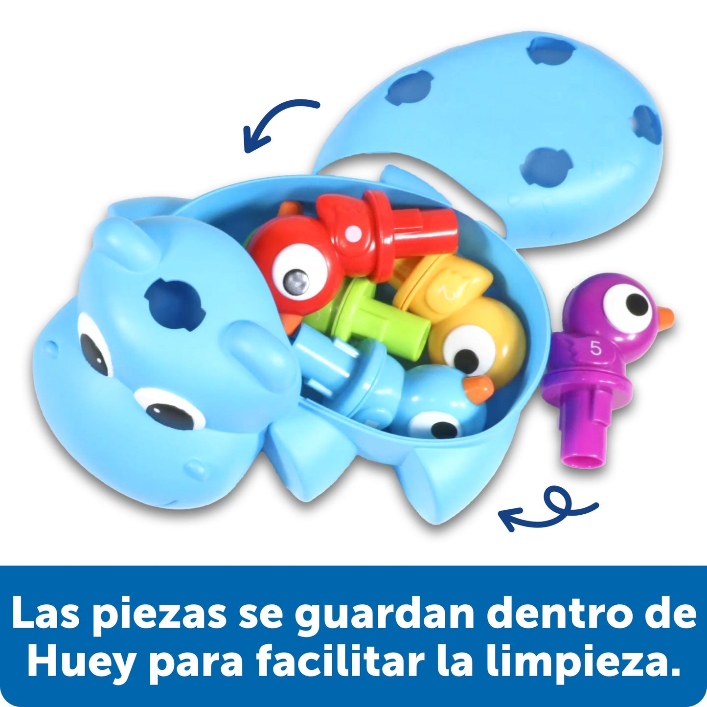 Huey el Hipopótamo Motricidad