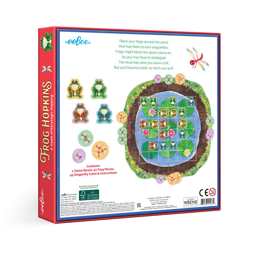 Juego de mesa Frog Hopkins de eeBoo - foto 5