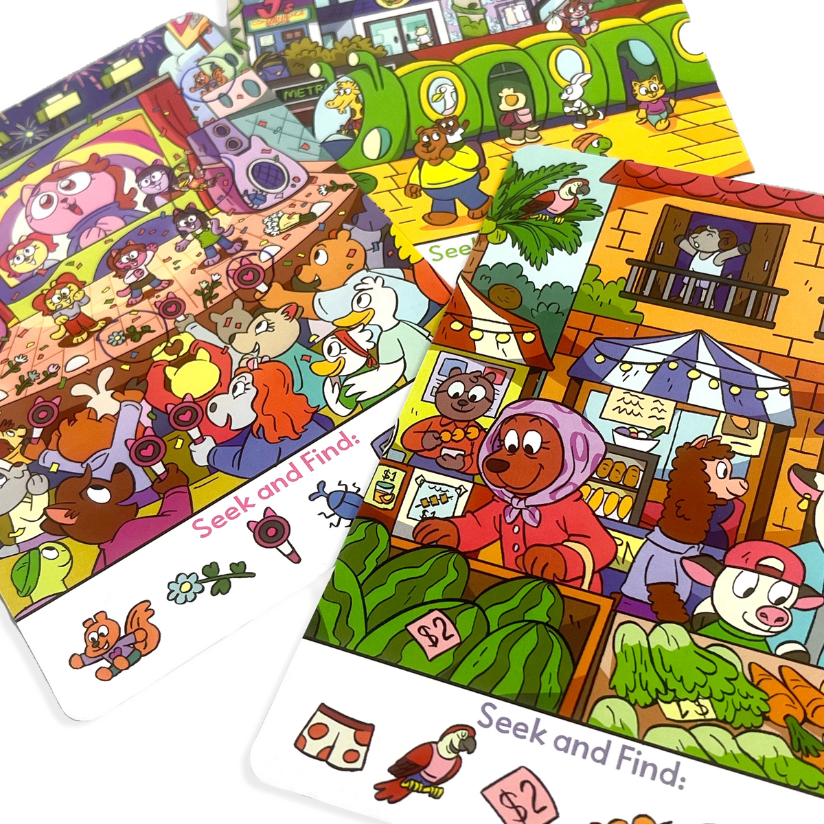 Tarjetas de Actividades Busca y Encuentra
