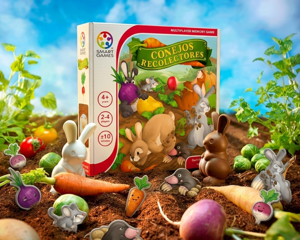 Juego de memoria Conejos Recolectores de Smart Games - foto 4