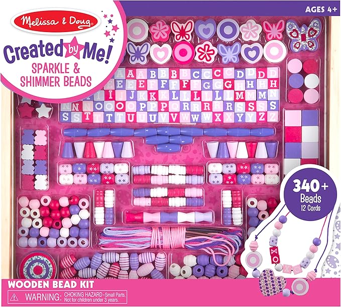 Set de Cuentas de Madera para Crear Joyas Sparkle
