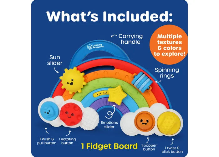 Rainbow Busy Board- Tablero Actividades Arcoiris