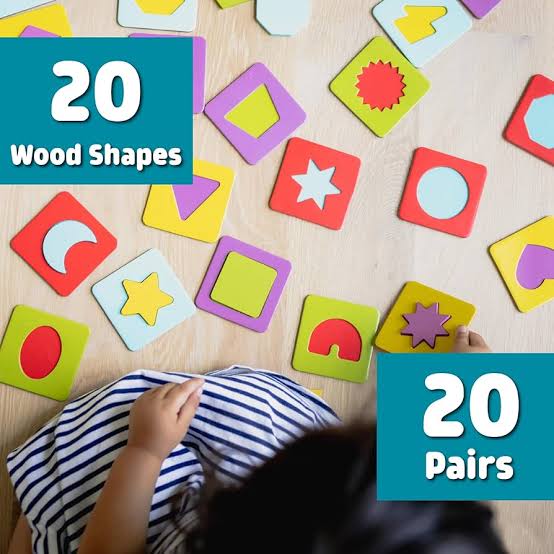 20 formas de madera y 20 pares de losetas