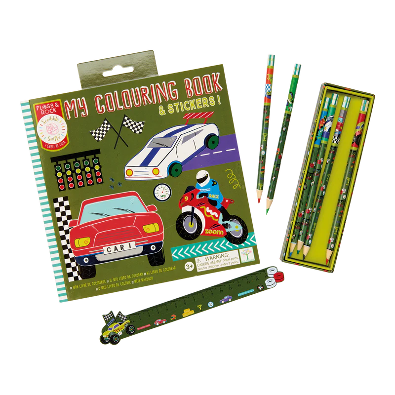 Scribble Sniff- Libro para colorear con aroma y stickers
