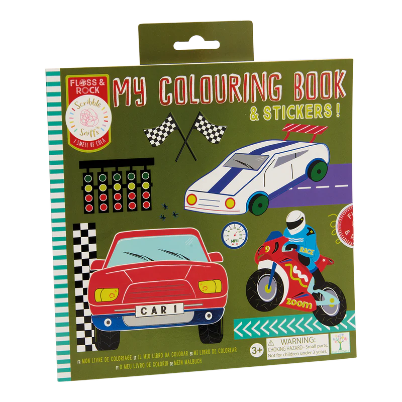 Scribble Sniff- Libro para colorear con aroma y stickers