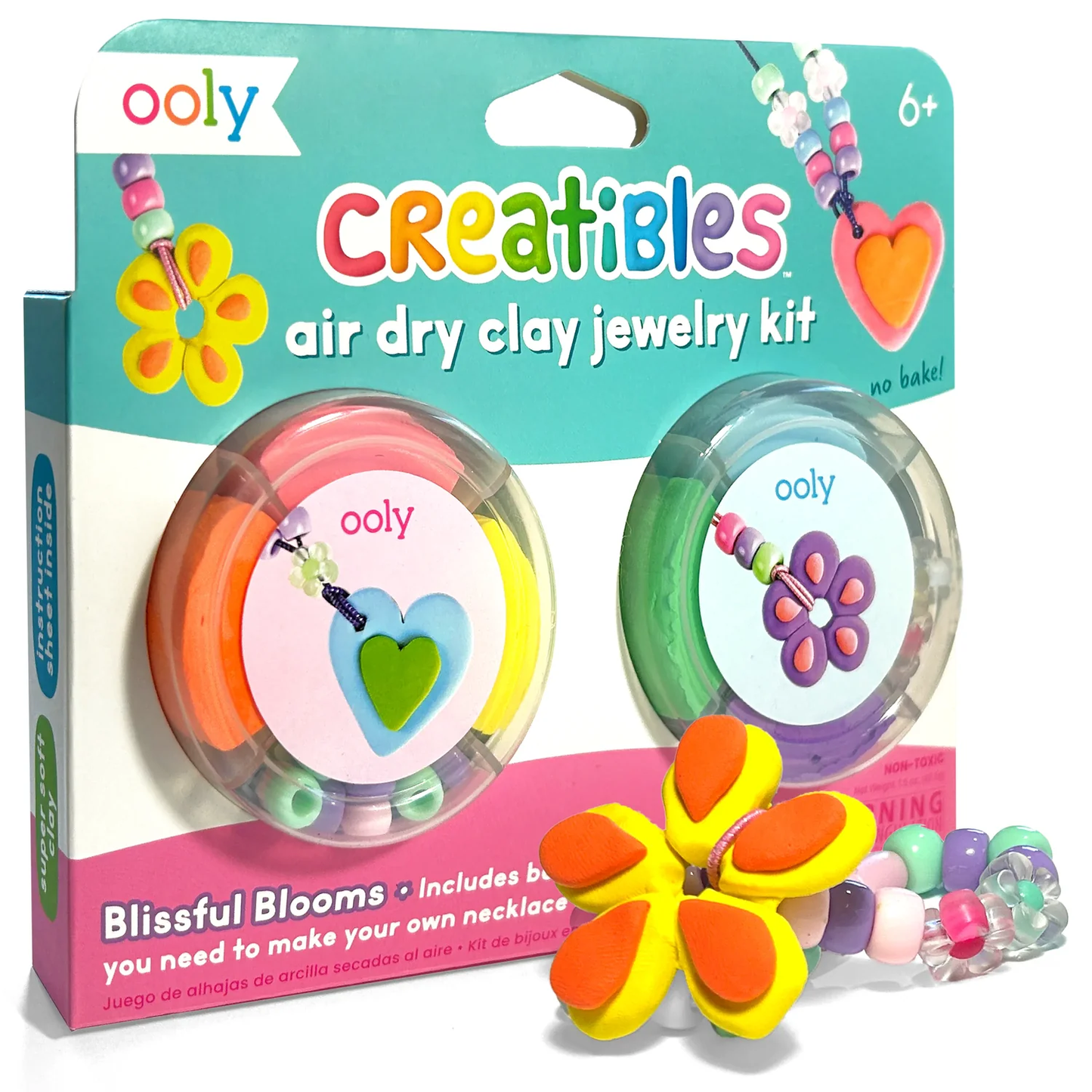 Kit de joyería de arcilla de secado al aire Creatibles – Blissful Blooms