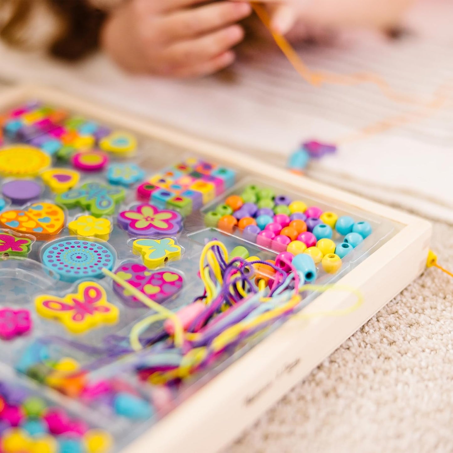 Set de Cuentas de Madera para Crear Joyas Bouquet