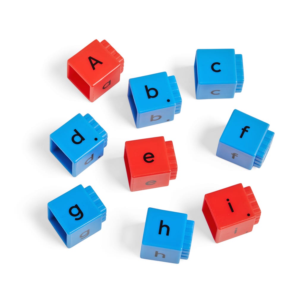 Reading Rods® Alfabeto y palabras CVC