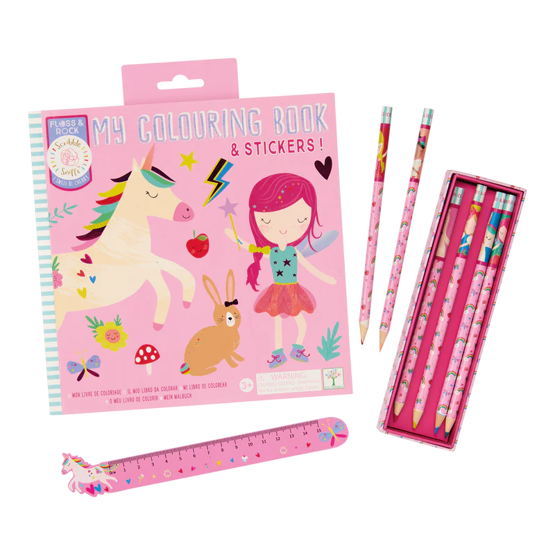 Scribble Sniff- Libro para colorear con aroma y stickers