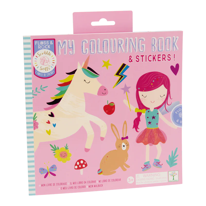 Scribble Sniff- Libro para colorear con aroma y stickers