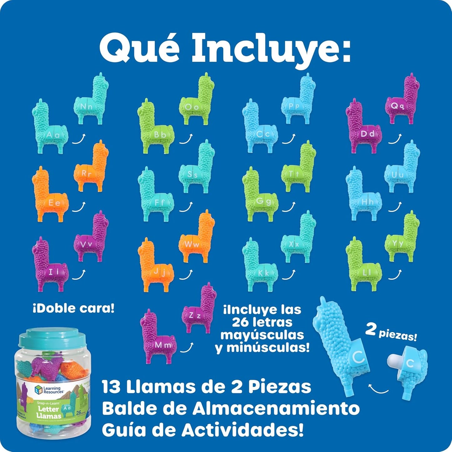 Snap & Learn Letter Llamas