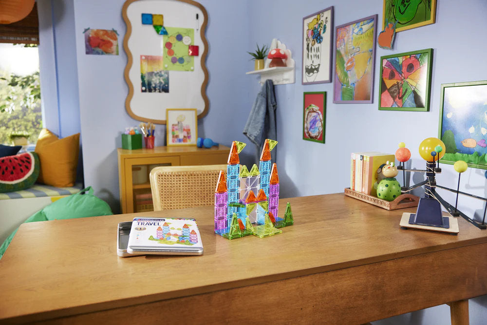 MAGNA-TILES microMAGS Travel Set Deluxe 55 Pzas