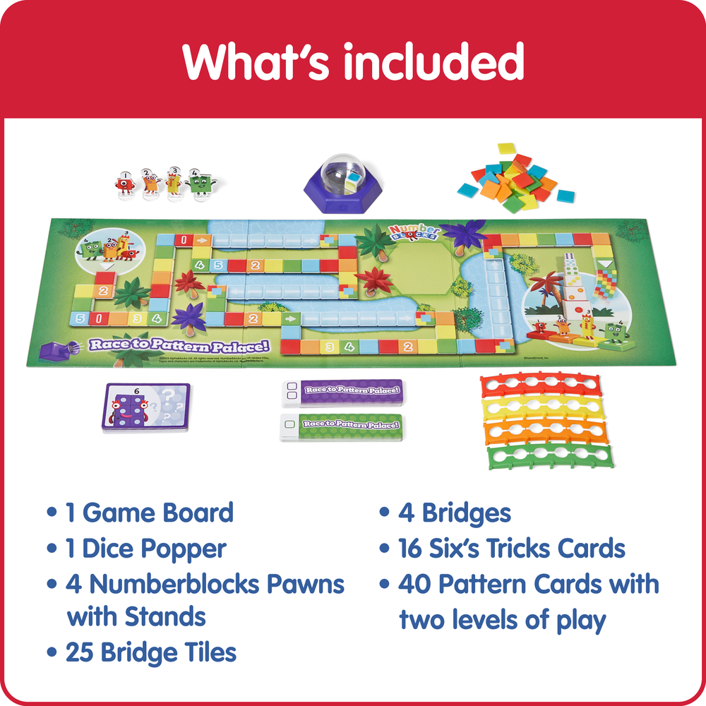 Numberblocks® Race to Pattern Palace Juego Mesa