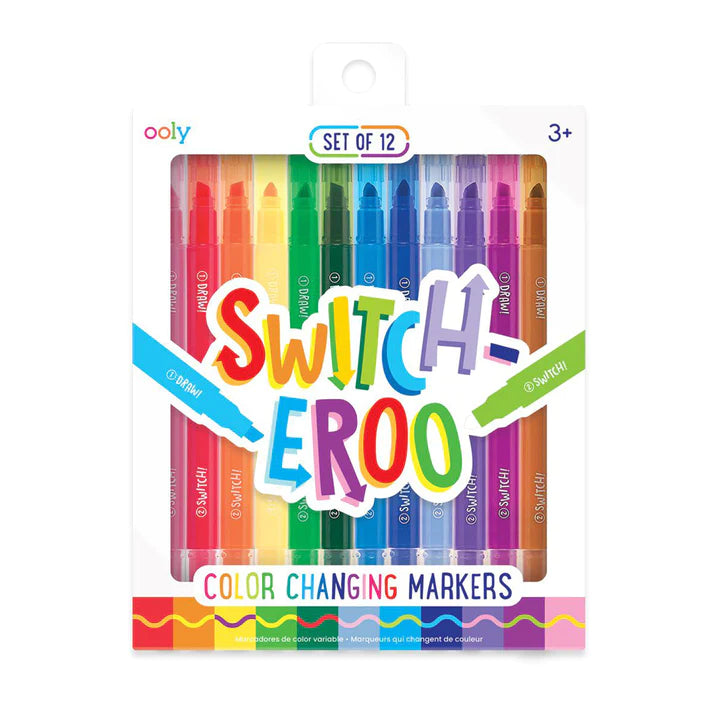 Plumones "Switch-eroo" 12 pzas