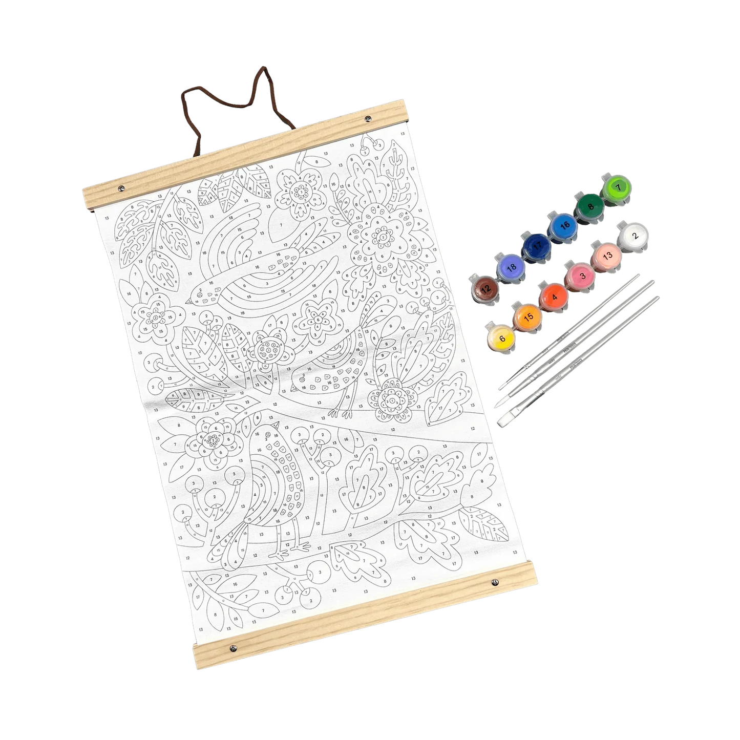 Kit de lienzo para pintar por números de Paintology