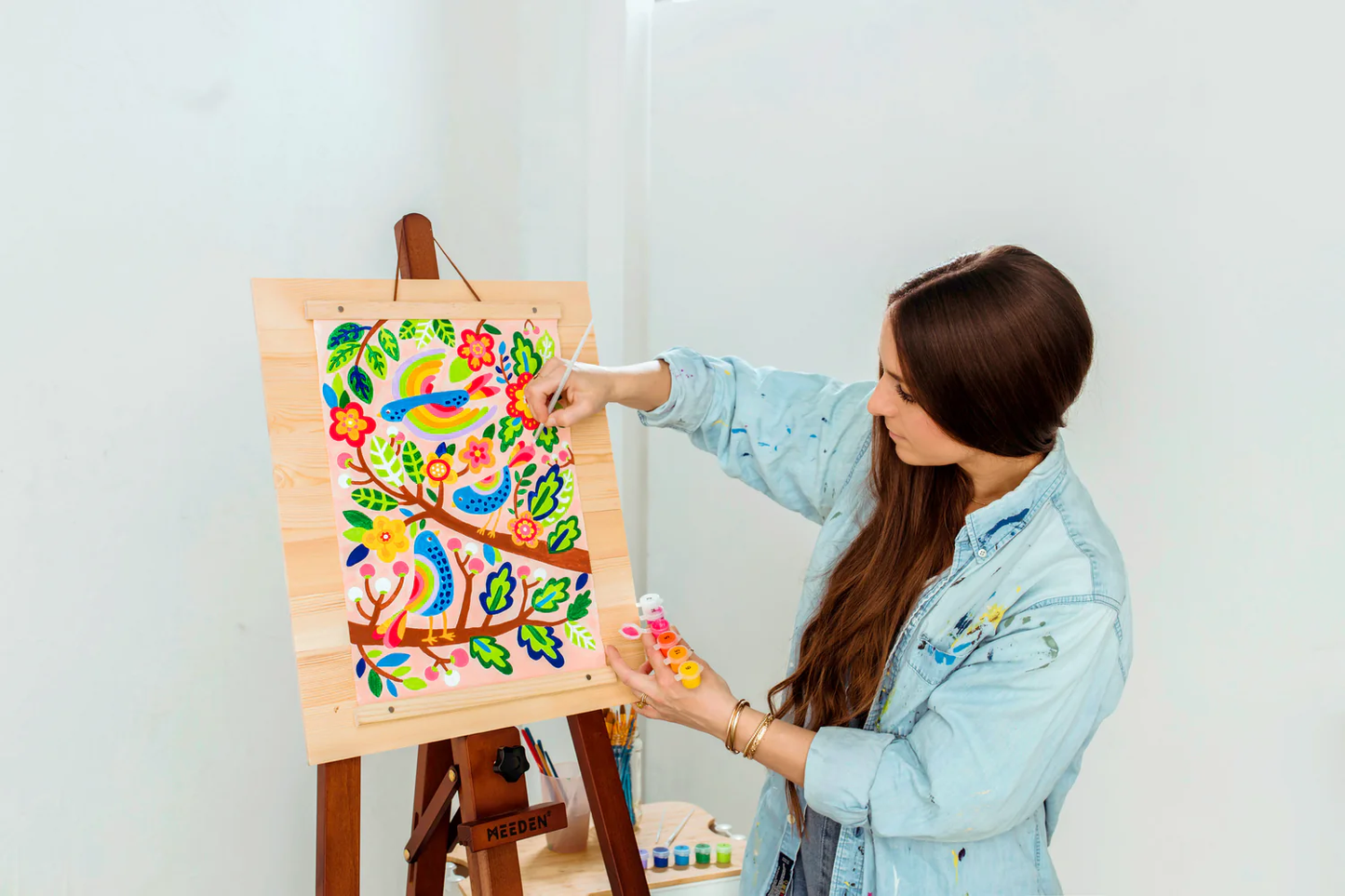 Kit de lienzo para pintar por números de Paintology