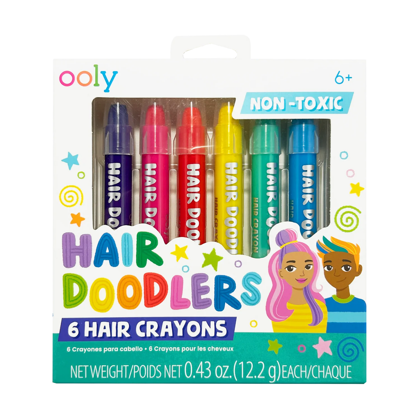 Crayones para Cabello Hair Doodlers – Set de 6