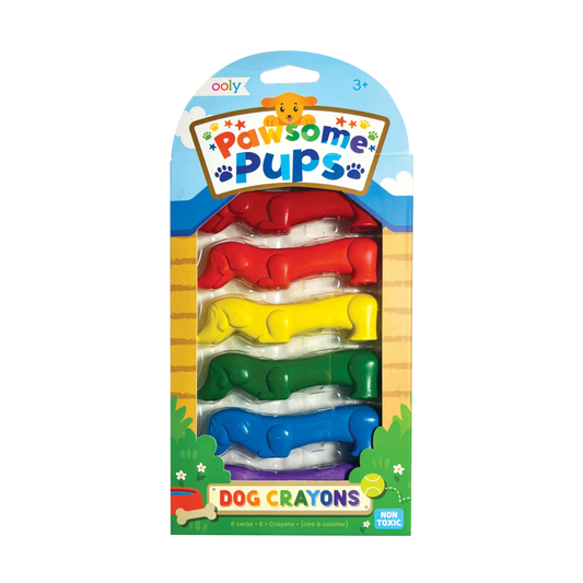 Crayones Pawsome Pups – Set de 6