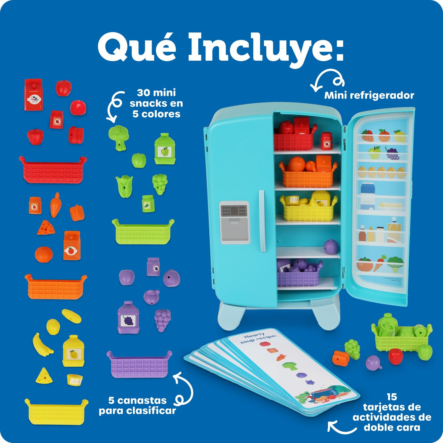 Mini refrigerador para clasificar bocadillos
