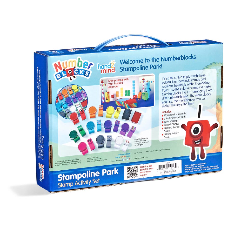 Set de Sellos Numberblocks® Stampoline Park