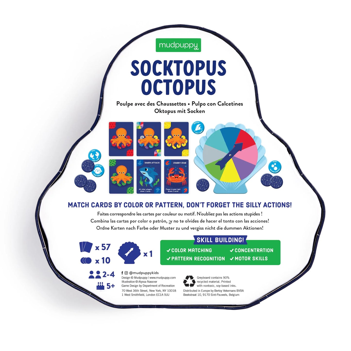 Socktopus Juego de Mesa